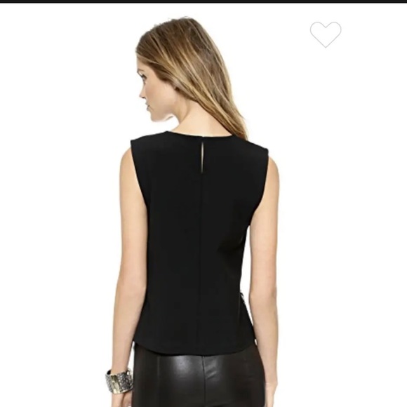 Diane von Furstenberg DVF Betty Black White Lace Embroidered Top Shit Size 0 EUC - Picture 4 of 6